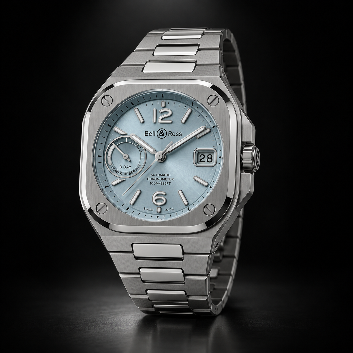 Bell & Ross BR-X5 with Ice-Blue Dial