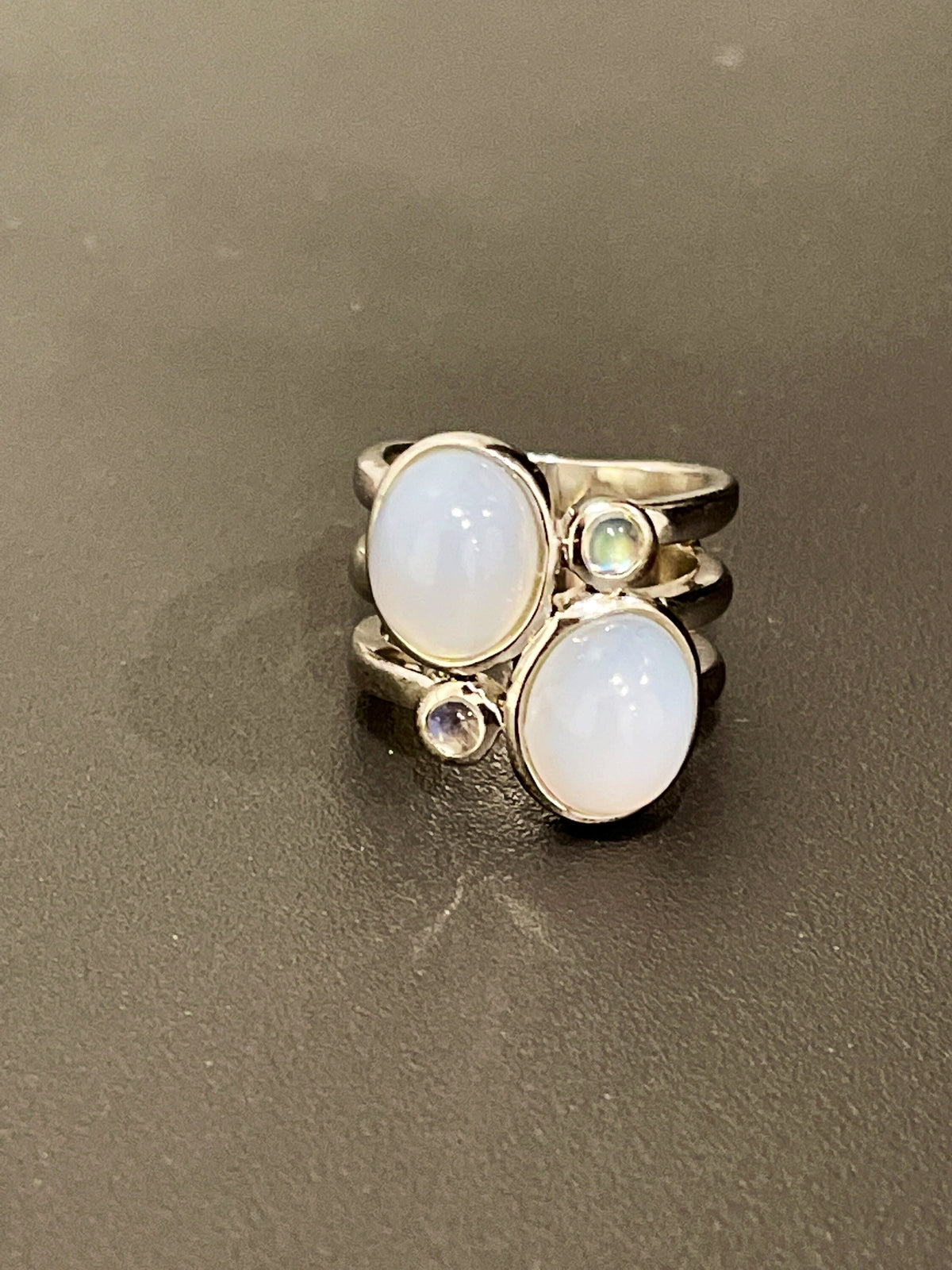 Sterling Silver Light Purple Moonstone Ring