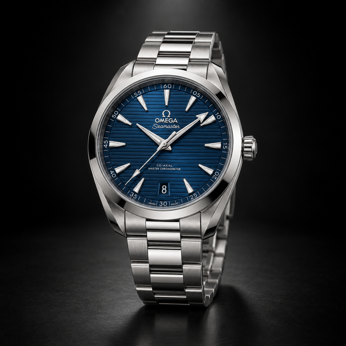 Omega Seamaster Aqua Terra with Atlantic Blue Dial