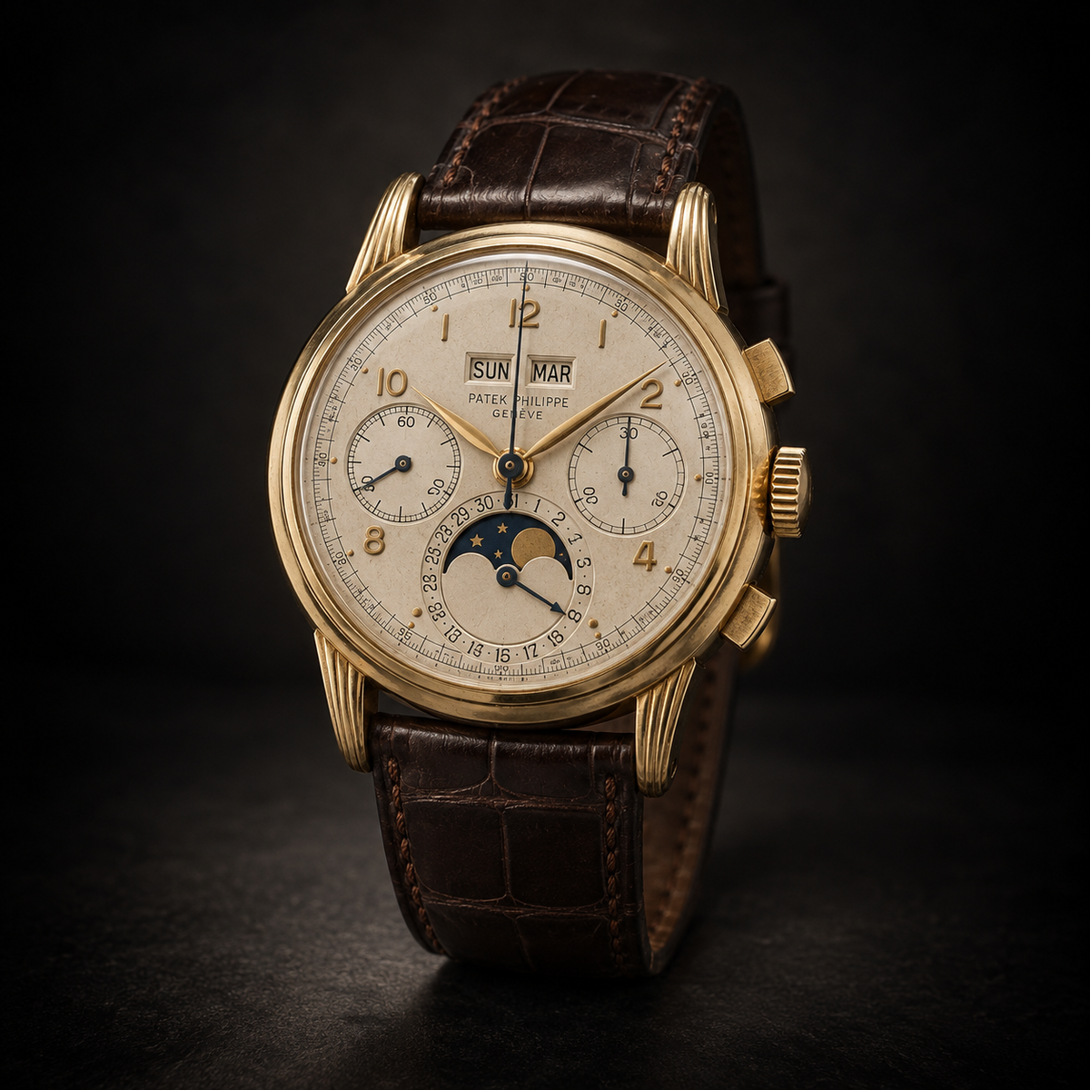 Vintage Patek Philippe 2499 First-Series Perpetual Calendar Chronograph
