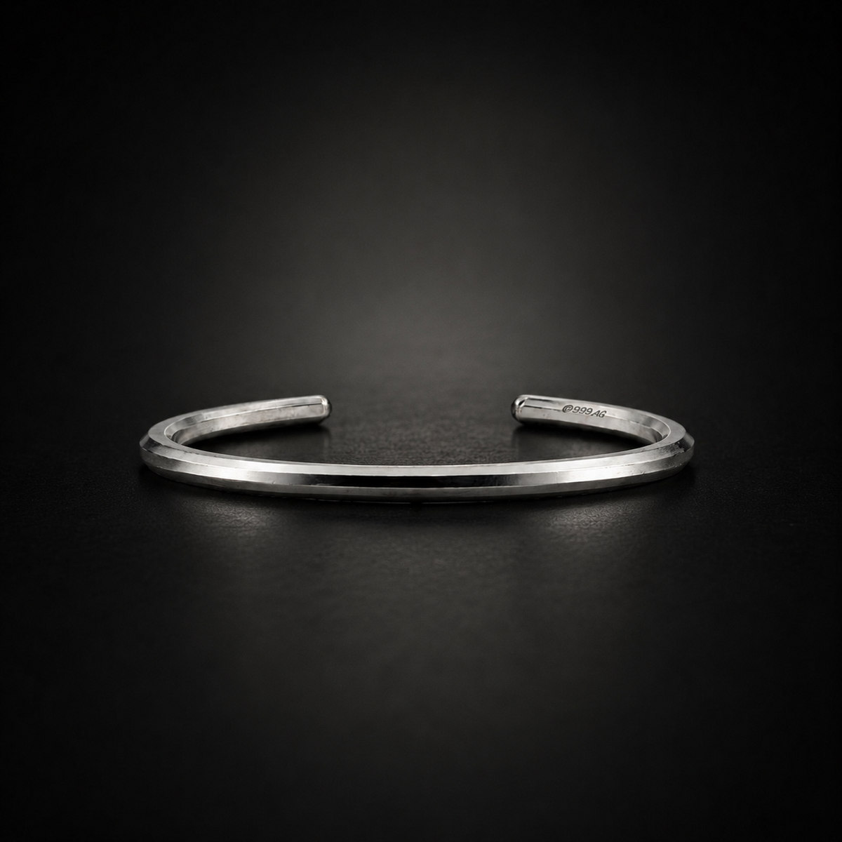 THE LIGHTNING CUFF — ONE TROY OUNCE PURE SILVER BULLION CUFF