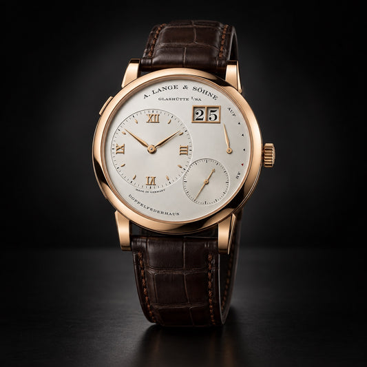 A. Lange and Sohne Lange 1 in rose gold