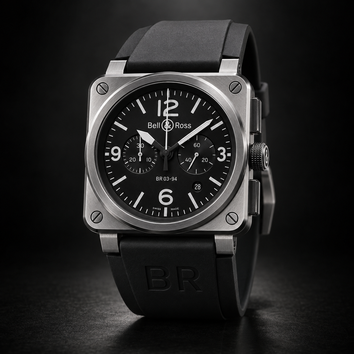 Bell & Ross BR 05 Chronograph Black Steel