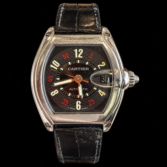 Cartier Automatic, Dark Dial & Tonneau Case