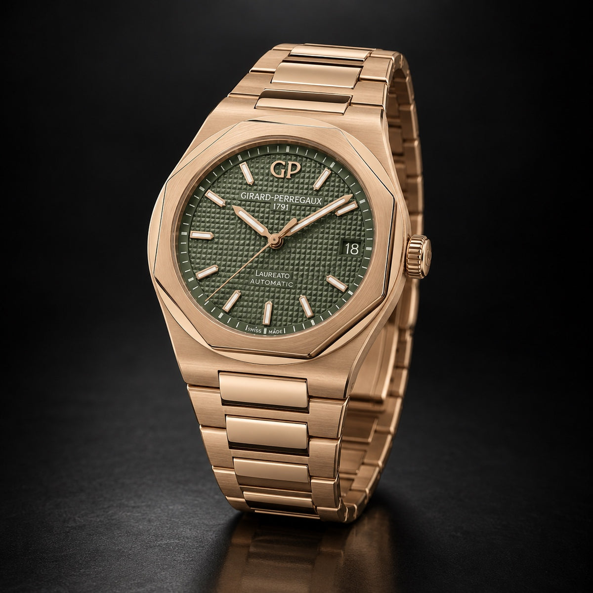 Girard-Perregaux Laureato Automatic, Green Dial