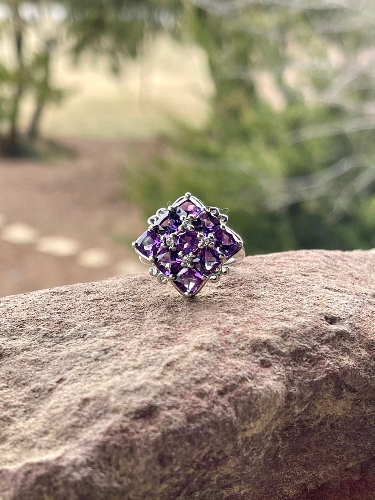 Sterling Silver Amethyst Ring