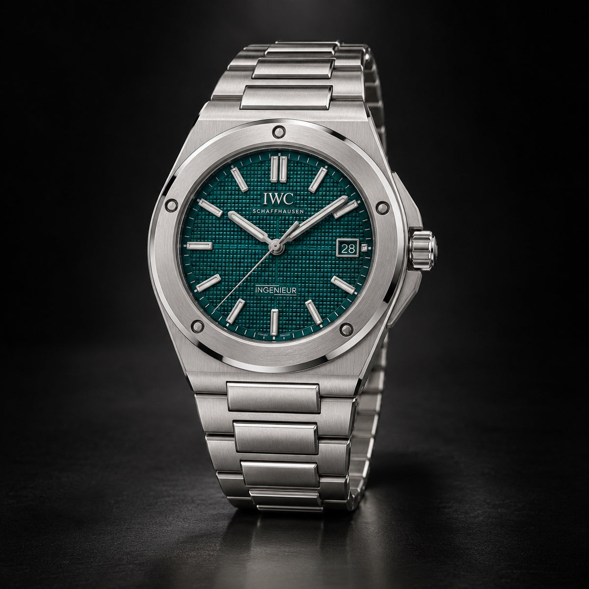 IWC Ingenieur Automatic 40 with green dial
