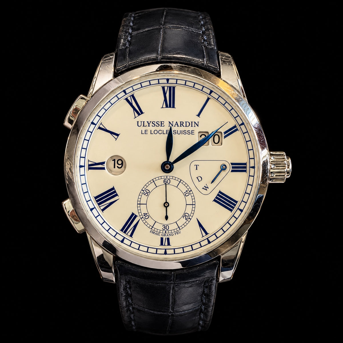 Ulysse Nardin, Blue Roman-Numeral Dial & Dual Displays