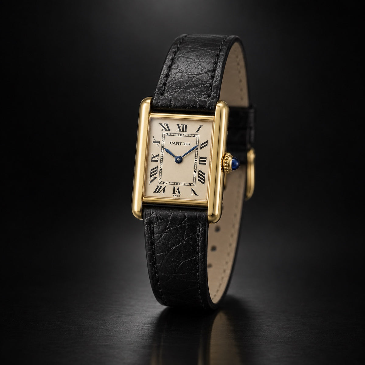 Vintage Cartier Tank-style ladies watch