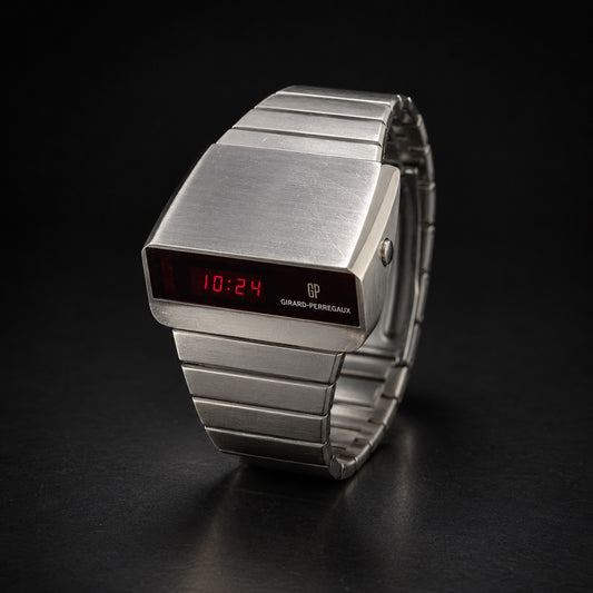 Vintage Girard-Perregaux Casquette digital watch